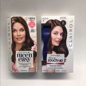 Clairol Hair Color Bundle - #4 Dark Brown